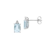 Ohrringe Comete Dame Fantasia Di Acquamarina in Weißgold ORQ241